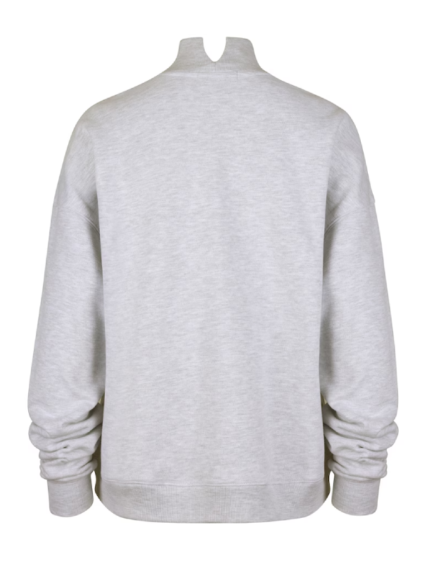 Philadelphia Eagles '47 Vantage Mock Neck Sweatshirt Gray
