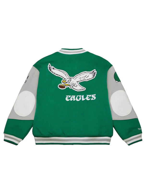 Philadelphia Eagles Princess Dian Varsity Jacket