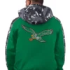 Philadelphia Eagles Starter Thursday Night Gridiron Full-Zip Hoodie Jacket - Kelly Green