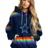Rainbow Hoodie Cowboys