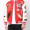 SAINT MXXXXXX x Denim Tears Choose Your Savior Embroidered Varsity Jacket