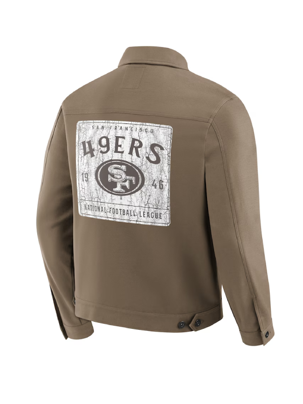 San Francisco 49ers NFL x Darius Rucker Tan Trucker Jacket