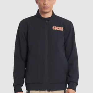 San Francisco 49ers Nike 2025 Rivalries Sideline Bomber Jacket Black