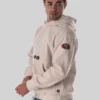San Francisco 49ers The Wild Collective Corduroy Hoodie - Cream