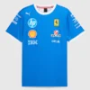 Scuderia Ferrari 2025 Team Blue T-Shirt