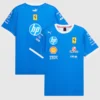 Scuderia Ferrari 2025 Team Special Edition Monza T-Shirt - Blue