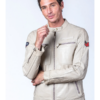 Steve Dennis 2 ECRU Leather Jacket