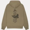 Stussy Swim Out Green Zip-Up Hoodie