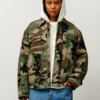 Stussy Utility Woodland Camo Work Jacket