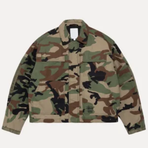 Stussy Utility Work Jacket Woodland Camo