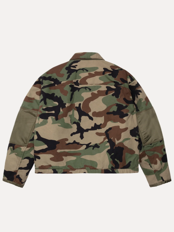 Stussy Utility Work Jacket Woodland Camo