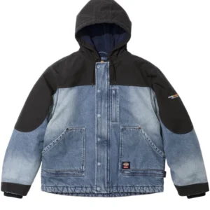 Supreme Dickies Cordura Hooded Work Jacket Blue
