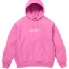 Supreme Swarovski Hoodie Pink