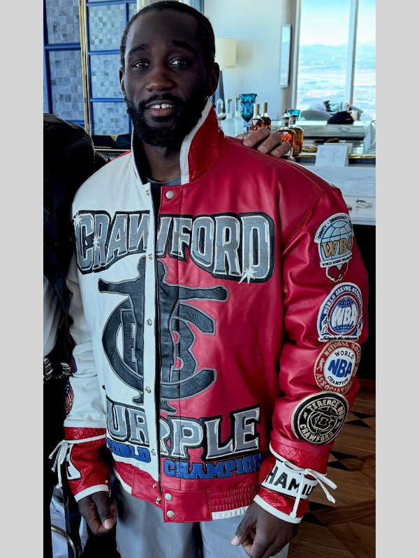 Terence Crawford Jeff Hamilton Leather Jacket