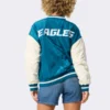 Terez Philadelphia Eagles Midnight Green Bomber Jacket
