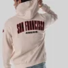 The Wild Collective 49ers Corduroy Hoodie - Cream