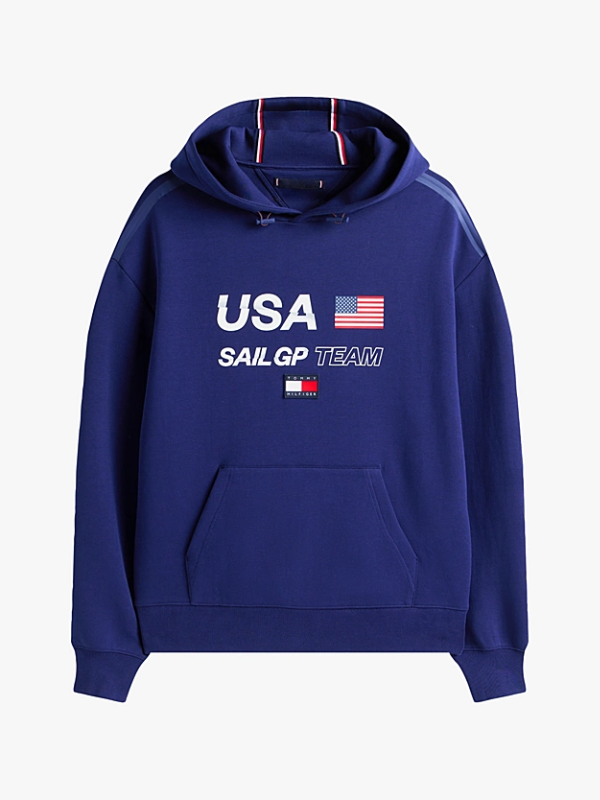 Tommy Hilfiger x US SailGP Team Hoodie Blue