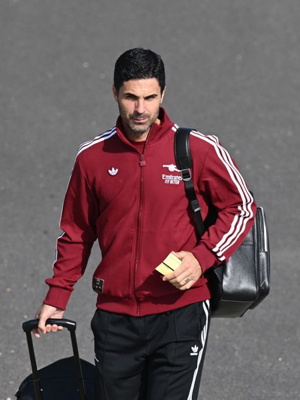 UEFA Champions League Mikel Arteta Maroon Track Jacket 2025-26