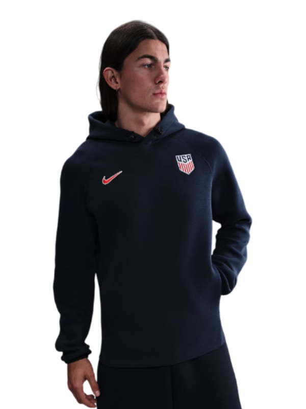 USMNT Tech Nike Soccer Fleece Hoodie Blue