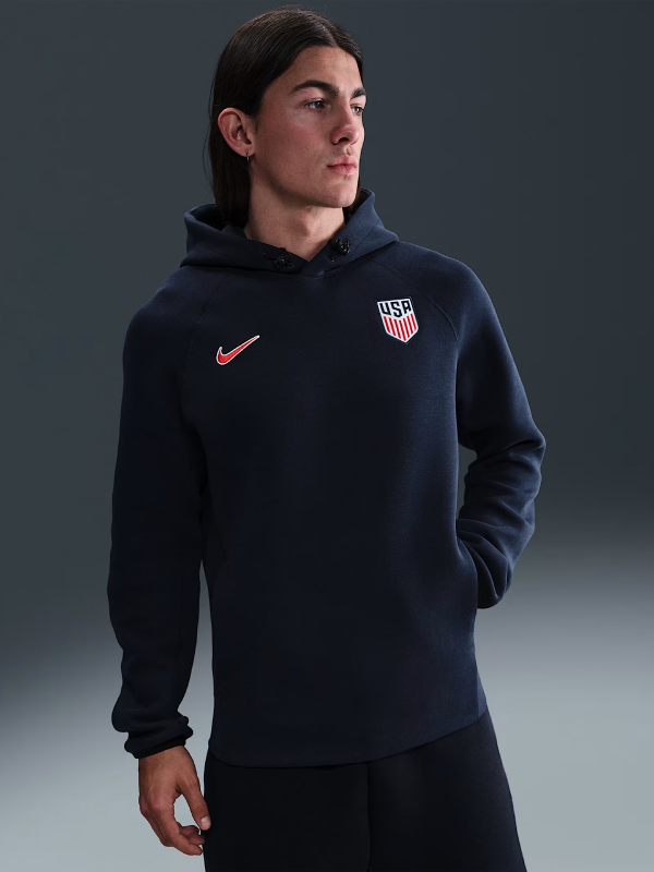 USMNT Tech Nike Soccer Hoodie Blue