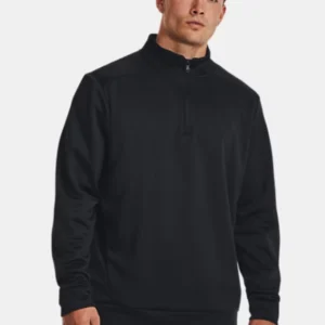 Under Armour Fleece Quarter Zip Sweatshirt Black