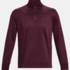 Under Armour Quarter Zip Sweatshirt Maroon
