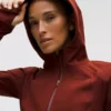 Women's Lululemon Cross Chill Performance Jacket Brown