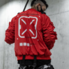 XB-03 Red Fabric of the Universe Bomber Jacket