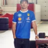 charles leclerc 2025 monza-ferrari t-shirt blue