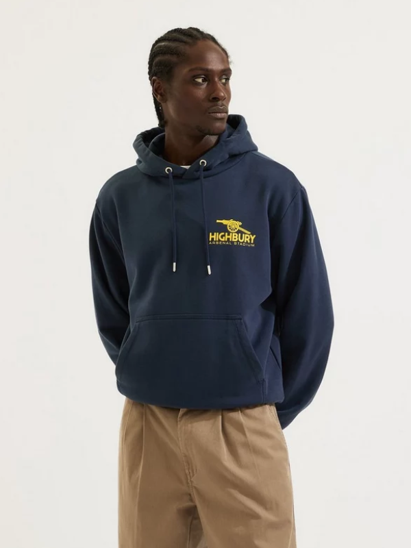 2025 Arsenal Classics East Stand Hoodie – Navy