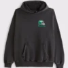 Abercrombie Eagles Black Popover Hoodie