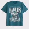 Abercrombie Philadelphia Eagles Vintage-Inspired Graphic Tee Green