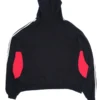 Adidas x Balenciaga Black And Red Hoodie