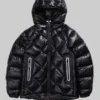 And Wander Diamond Stitch Down Jacket Black