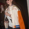 Anne Hathaway New York Knicks Jacket