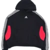 Balenciaga x Adidas Black And Red Hoodie