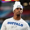 Buffalo Bills Rivalry Nike 2025 Sideline Long-Sleeve T-Shirt White