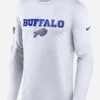 Buffalo Bills Rivalry Sideline Nike Long-Sleeve T-Shirt White