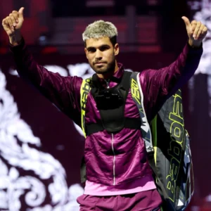 Carlos Alcaraz Six Kings Slam 2025 Jacket Purple