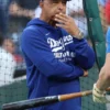 Dave Robert Dodgers Built For Fall Hoodie Blue
