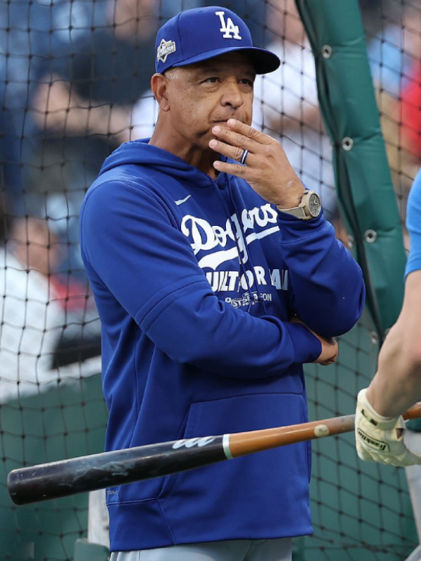 Dave Robert Dodgers Built For Fall Hoodie Blue