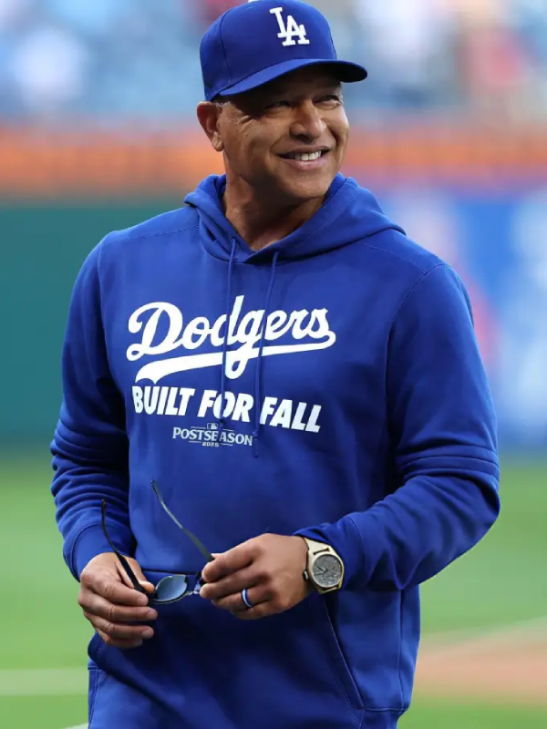 Dave Robert LA Dodgers Nika Built For Fall Hoodie
