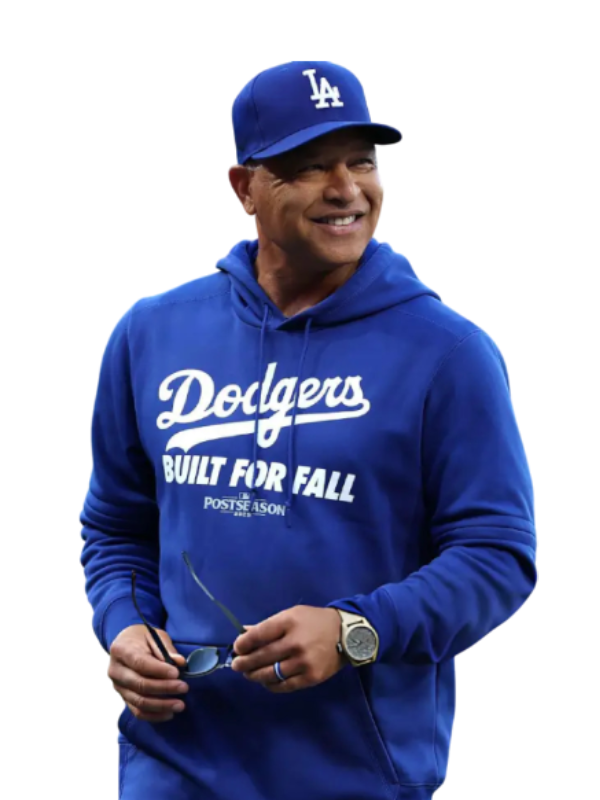 Dave Robert Los Angeles Dodgers Built For Fall Hoodie Blue