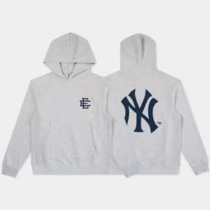 Eric Emanuel Yankees Hoodie Grey