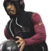 Jayden Daniels Commanders Sleeveless Hoodie Black
