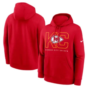 Kansas City Chiefs Nike Red Busted Play Club Hoodie