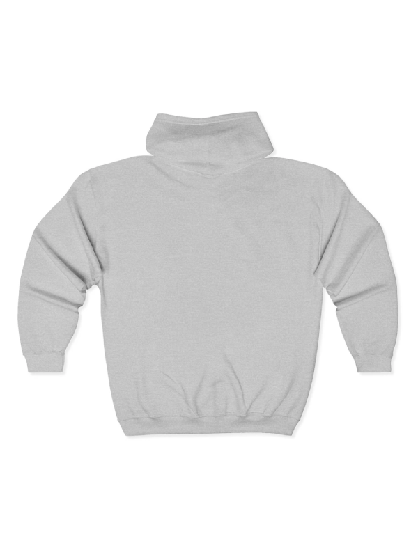 Kanye West Sznx Grey Zip-Up Hoodie
