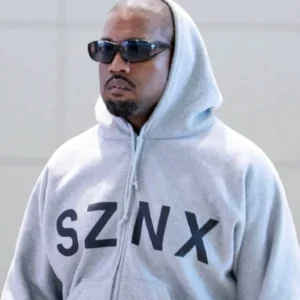Kanye West Sznx Hoodie Grey