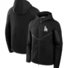 Los Angeles Dodgers Nike Tech Fleece Windrunner Full-Zip Hoodie Jacket Black