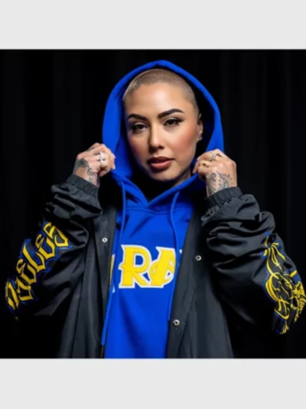 Los Angeles Rams x Mister Cartoon Coach Jacket Black